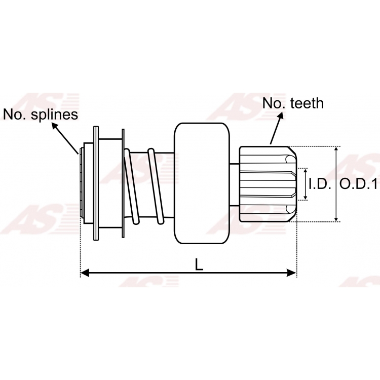 Starter drives - / 01-021