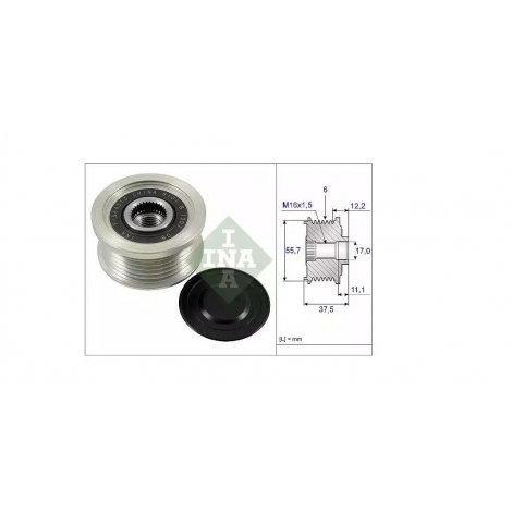 Alternator freewheel pulley / F-564313 INA