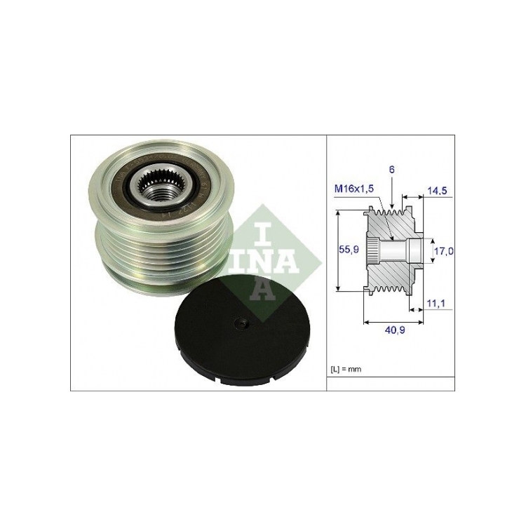 Koła pasowe alternatora / F-227628.04