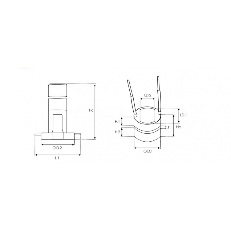 Alternator slip rings / 10475751