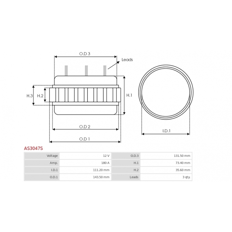 Alternator stators / 595246