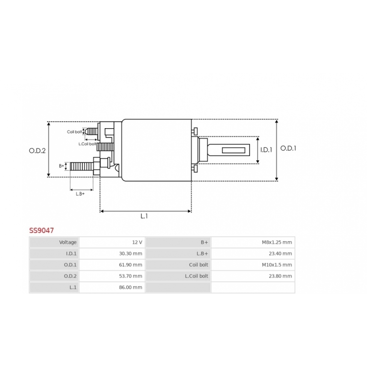 Starterio elektromagnetas / 16907979