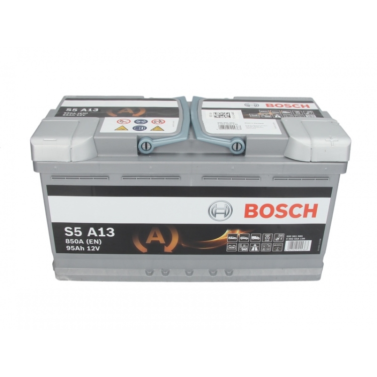 Car battery BOSCH 12V 95Ah 850A AGM Start - Stop