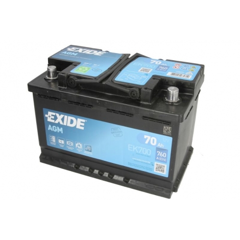 Akumulators EXIDE AGM EK700...