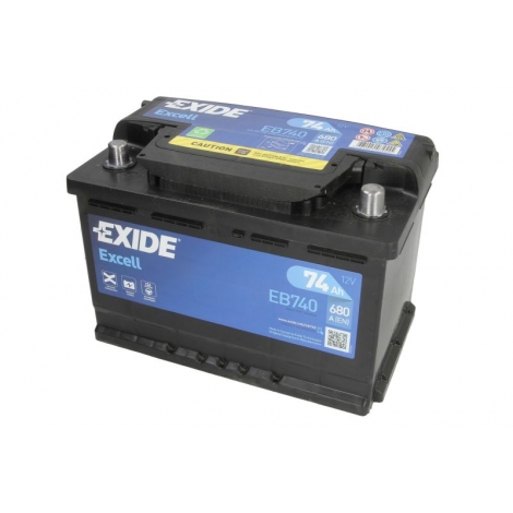 Car battery EXIDE EB740 12V...