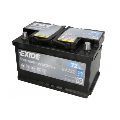 Car battery EXIDE EA722 12V...