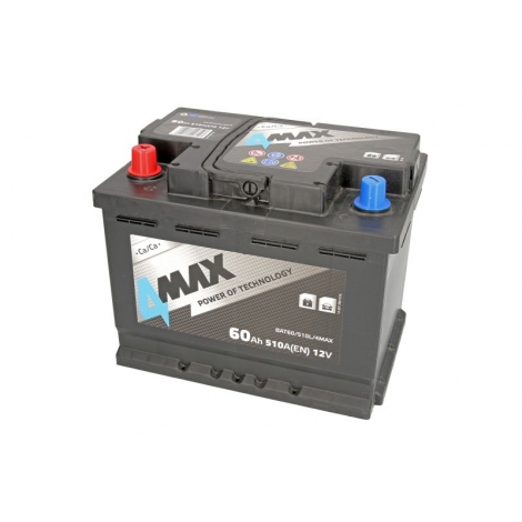 Car Battery BAT60/510L/4MAX...